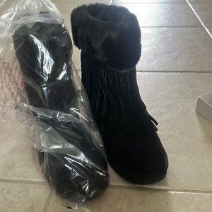 Just Fab low rise Boots. Brand new in original box.